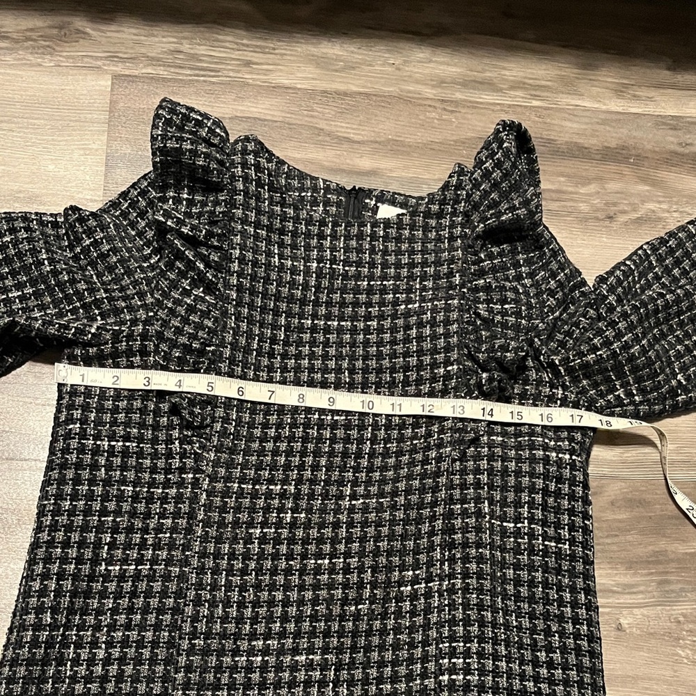 Aura Black and White Checkered Dress - Picture 2 of 4